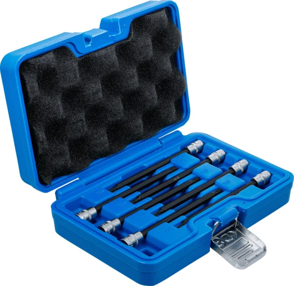 BGS 8618 zestaw nasadek do bitów, 6,3 mm (1/4"), profil T (do Torx) z głowicą kulkową T10 - T40, 7 szt.