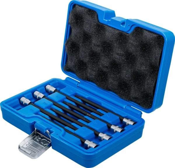 BGS 8618 zestaw nasadek do bitów, 6,3 mm (1/4"), profil T (do Torx) z głowicą kulkową T10 - T40, 7 szt.