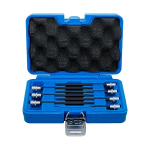 BGS 8618 zestaw nasadek do bitów, 6,3 mm (1/4"), profil T (do Torx) z głowicą kulkową T10 - T40, 7 szt.