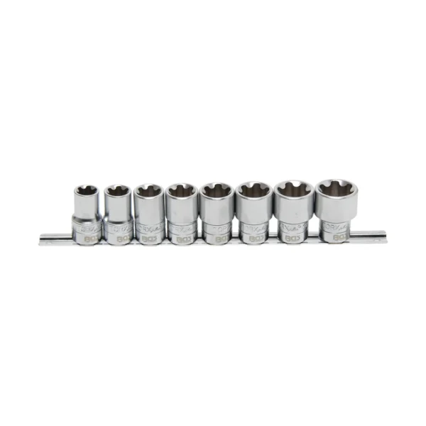 BGS 8806 zestaw nasadek profil T Plus (do Torx Plus), 12,5 mm (1/2"), 18EP - 32EP, 8 szt.