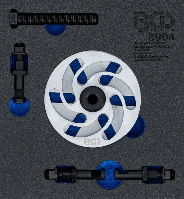 BGS 8964 ściągacz do koła wałka rozrządu i koła pasowego, 42–82 mm