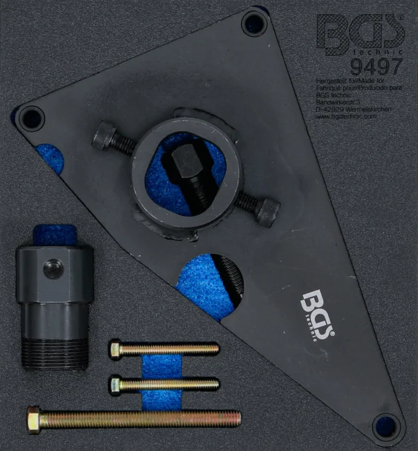 BGS 9497 wkładka do szuflady 1/6: ściągacz do koła łańcuchowego pompy wysokiego ciśnienia, do Hyundai, Kia