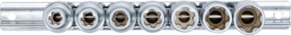 BGS 9587 zestaw nasadek profil T Plus (do Torx Plus), 10 mm (3/8"), 10EP - 20EP, 7 szt.