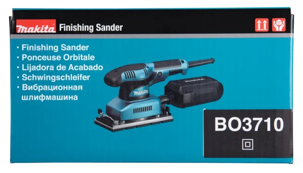 Makita BO3710 szlifierka oscylacyjna 190 W 93×228 mm