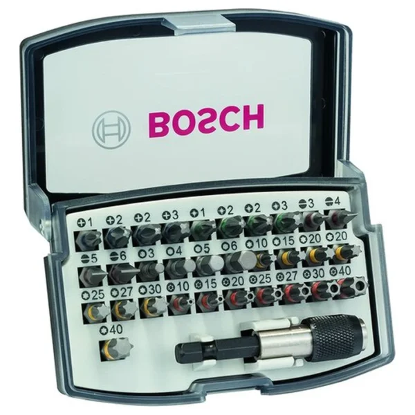 Bosch Professional 2607017319 zestaw bitów 32 szt. Bosch Professional 2607017319 zestaw bitów 32 szt. w otwartej kasecie