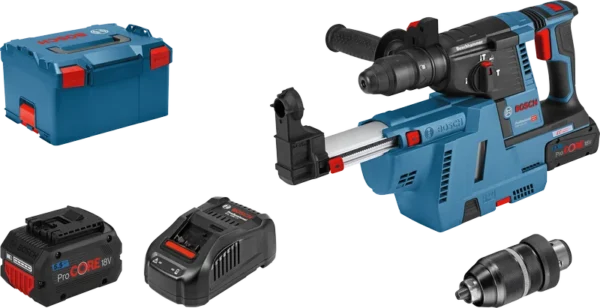Bosch Professional GBH 18V-26 F + GDE 18V-16 2× ProCORE18V 5,5 Ah