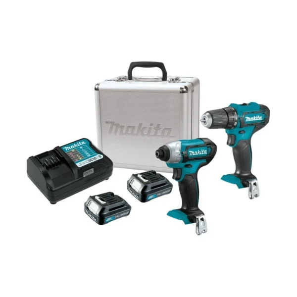 Makita CLX224X zestaw combo 12V max CXT DF333D + TD110D 2×1,5 Ah Makita CLX224X zestaw combo 12V max CXT DF333D + TD110D 2×1,5 Ah