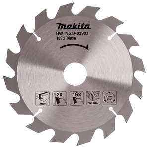 Makita D-03903 piła tarczowa 185×30×16z ECO Makita D-03903 piła tarczowa 185×30×16z ECO