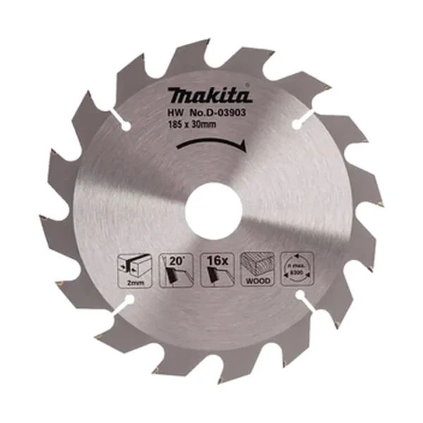 Makita D-03903 piła tarczowa 185×30×16z ECO Makita D-03903 piła tarczowa 185×30×16z ECO