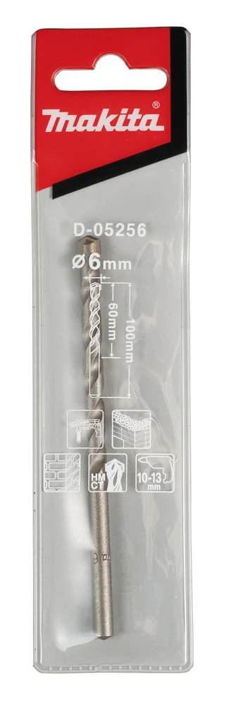Makita D-05256 wiertło do betonu ECO 6×100 mm