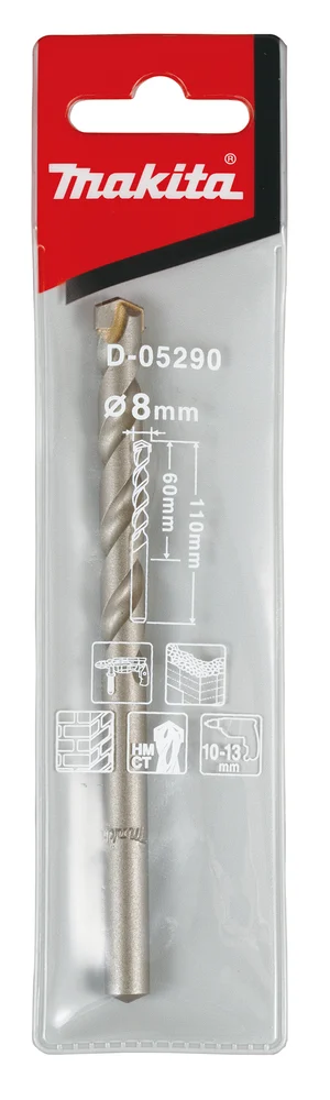 Makita D-05290 wiertło do betonu ECO 8×110 mm Makita D-05290 wiertło do betonu ECO 8×110 mm