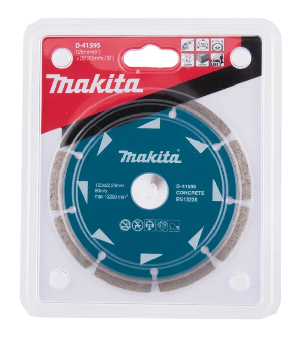 Makita D-41595 tarcza diamentowa segmentowa 125 mm Makita D-41595 tarcza diamentowa segmentowa 125 mm