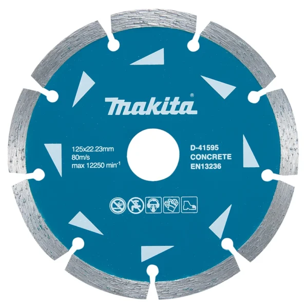 Makita D-41595 tarcza diamentowa segmentowa 125 mm Makita D-41595 tarcza diamentowa segmentowa 125 mm