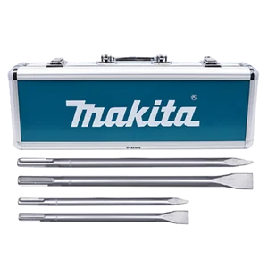 Makita D-42466 zestaw dłut i szpicaków SDS-max w walizce, 4 szt.
