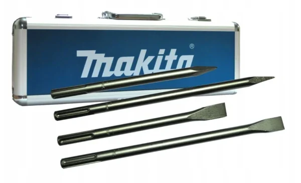 Makita D-42466 zestaw dłut i szpicaków SDS-max w walizce, 4 szt.