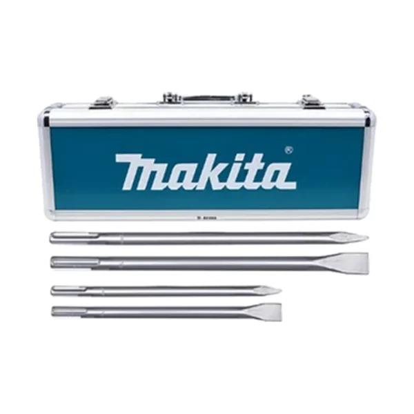 Makita D-42466 zestaw dłut i szpicaków SDS-max w walizce, 4 szt.