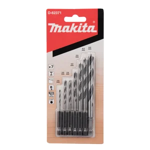Makita D-62371 zestaw wierteł do drewna 1/4" HEX /7szt Makita D-62371 zestaw wierteł do drewna 1/4" HEX /7szt