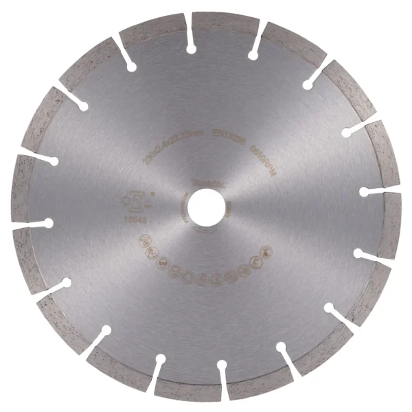 Makita D-80117 tarcza diamentowa 230×22,23 mm segmentowa (na sucho) beton, cegła, marmur