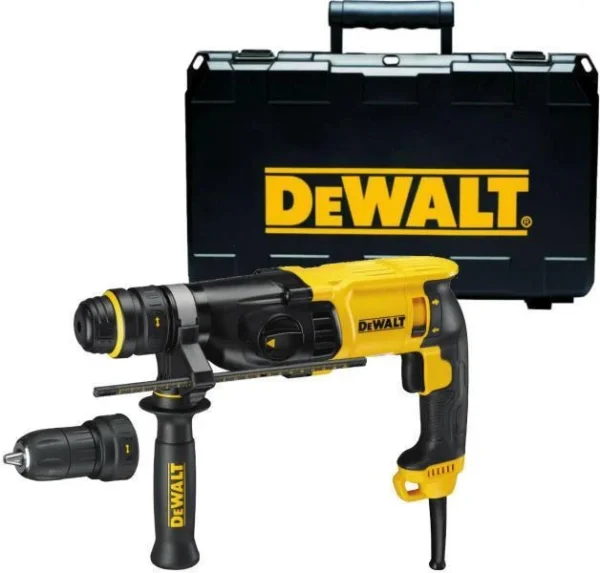 DEWALT D25144K-QS młotowiertarka SDS-Plus 900 W 3,0 J + uchwyt szybkowymienny DEWALT D25144K-QS młotowiertarka SDS-Plus 900 W 3,0 J + uchwyt szybkowymienny