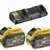 DEWALT DCB132X2 akumulator 18/54 V 9,0/3,0 Ah FLEXVOLT DCB547 2szt. + ładowarka DCB132 2-PORTY
