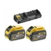 DEWALT DCB132X2 akumulator 18/54 V 9,0/3,0 Ah FLEXVOLT DCB547 2szt. + ładowarka DCB132 2-PORTY