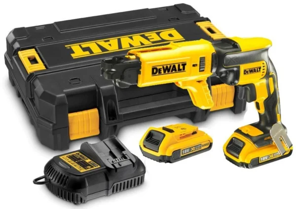 DEWALT DCF620D2K-QW wkrętarka do płyt G-K 18 V XR 2×2,0 Ah z magazynkiem TSTAK