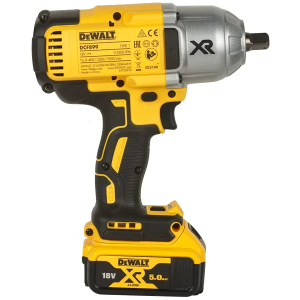 DEWALT DCF899P2 klucz udarowy 1/2" 18 V 950 Nm 3-BIEGI 2×5,0 Ah zapadka