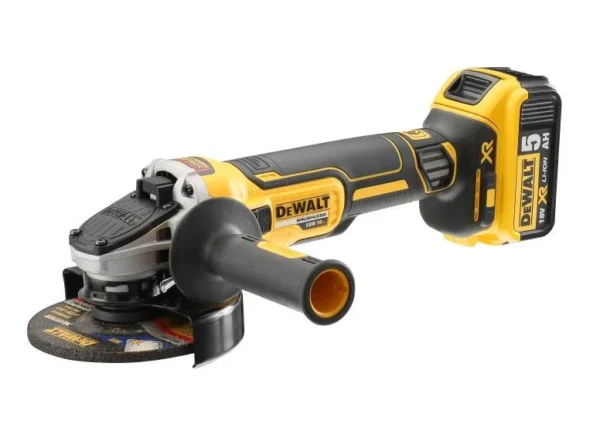 DEWALT DCG405P2-QW szlifierka kątowa 18V XR 125 mm 2×5,0 Ah