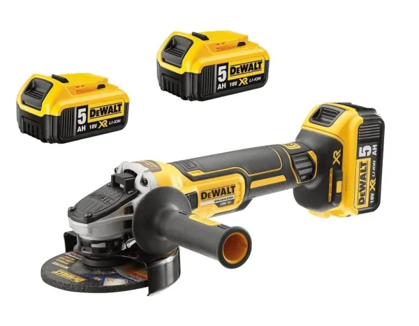 DEWALT DCG405P3 szlifierka kątowa akumulatorowa 125 mm XR 3×5,0 Ah