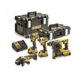 DeWalt DCK422P3-QW zestaw 4 narzędzi XR 18 V, 3×5 Ah, ToughSystem