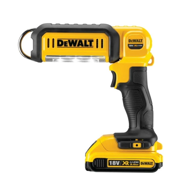 DeWALT DCL050 lampa przegubowa LED 18 V XR 250–450 lm (solo)