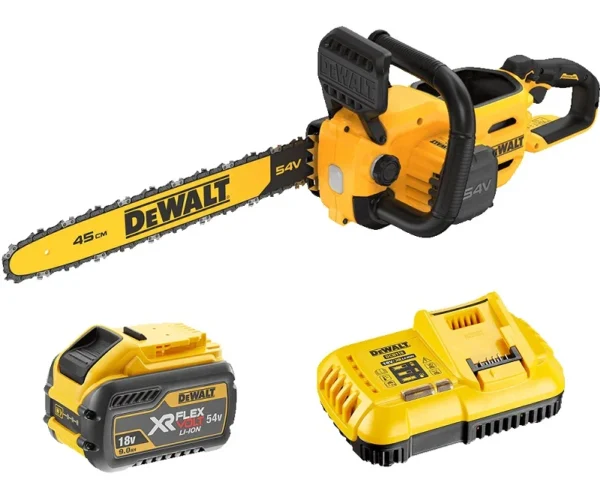 DEWALT DCMCS574X1 pilarka łańcuchowa akumulatorowa 45 cm 54 V XR 1×9,0 Ah