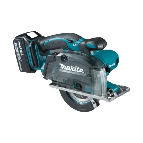Makita DCS552RTJ przecinarka akumulatorowa do metalu 18 V LI 135 mm 2×5,0 Ah