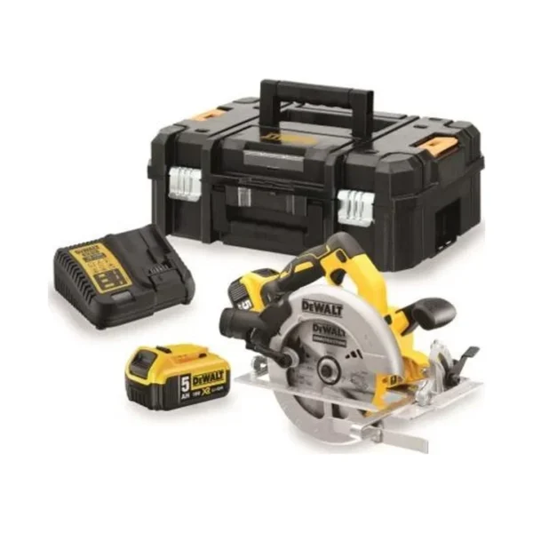 DEWALT DCS570P2-QW pilarka tarczowa 18 V XR 165 mm 2×5,0 Ah TSTAK DEWALT DCS570P2-QW pilarka tarczowa 18 V XR 165 mm 2×5,0 Ah TSTAK
