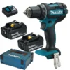 Makita DDF482RFJ wiertarko-wkrętarka akumulatorowa 18 V 2×3,0 Ah Li-ion 2 biegi
