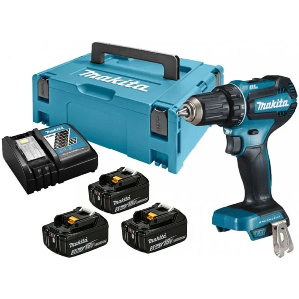 Makita DDF484RT3J wiertarko-wkrętarka 18V LXT 54 Nm 3×5,0 Ah Makpac