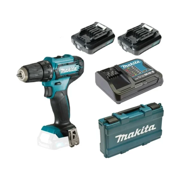 Makita DF333DSAE wiertarko-wkrętarka 12 V CXT 30 Nm 2×2,0 Ah + ładowarka Makita DF333DSAE wiertarko-wkrętarka 12 V CXT 30 Nm 2×2,0 Ah + ładowarka