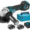 Makita DGA513RTJ szlifierka kątowa 125 mm 18 V BL 2×5,0 Ah MAKPAC