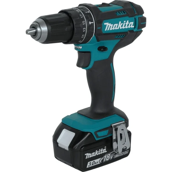 Makita DHP482RFJ wiertarko-wkrętarka udarowa 18 V LXT 62 Nm 2×3,0 Ah Makpac