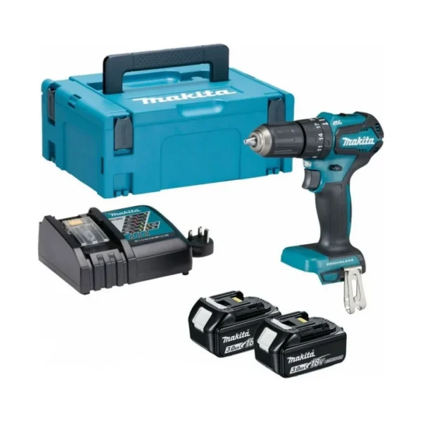 Makita DHP485RAJ wiertarko-wkrętarka wkrętarka udarowa 18 V 50 / 27 Nm 2×2,0 Ah BL Makita DHP485RAJ wiertarko-wkrętarka wkrętarka udarowa 18 V 50 / 27 Nm 2×2,0 Ah BL