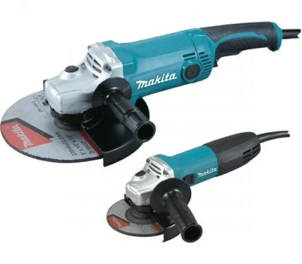 Makita DK0057Z1 zestaw szlifierek kątowych GA9050 230 mm + GA5030R 125 mm Makita DK0057Z1 zestaw szlifierek kątowych GA9050 230 mm + GA5030R 125 mm