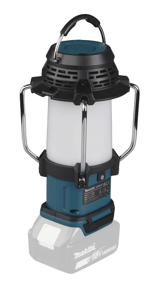 Makita DMR055 radio AM/FM z lampą 14,4/18 V LXT (solo) Makita DMR055 radio AM/FM z lampą 14,4/18 V LXT (solo)