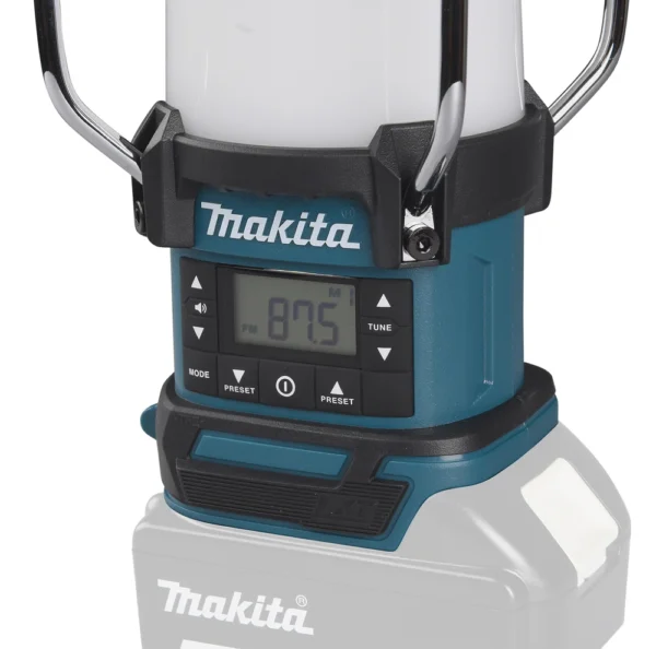 Makita DMR055 radio AM/FM z lampą 14,4/18 V LXT (solo) Makita DMR055 radio AM/FM z lampą 14,4/18 V LXT (solo)