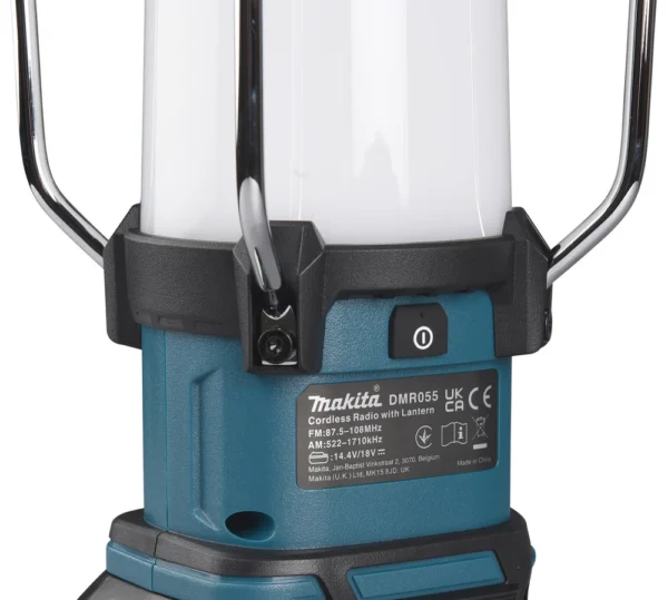 Makita DMR055 radio AM/FM z lampą 14,4/18 V LXT (solo) Makita DMR055 radio AM/FM z lampą 14,4/18 V LXT (solo)