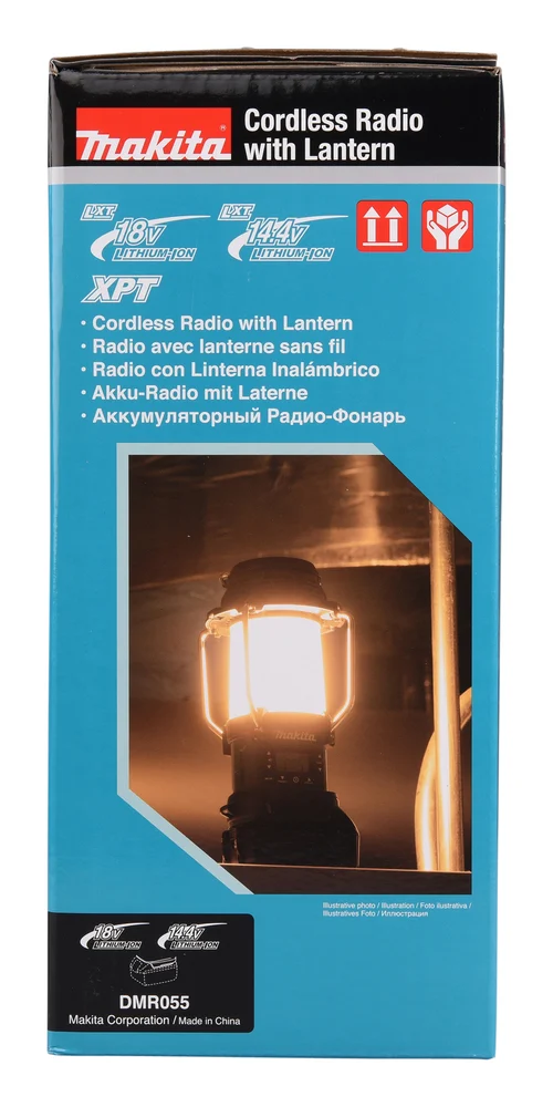Makita DMR055 radio AM/FM z lampą 14,4/18 V LXT (solo) Makita DMR055 radio AM/FM z lampą 14,4/18 V LXT (solo)