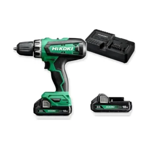 HiKOKI DS18DFWKZ wiertarko-wkrętarka 18V 53 Nm 2×2,0 Ah HiKOKI DS18DFWKZ wiertarko-wkrętarka 18V 53 Nm 2×2,0 Ah – zestaw: narzędzie, akumulatory, ładowarka
