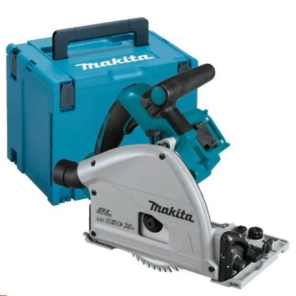 Makita DSP600ZJ akumulatorowa pilarka zagłębiarka 2×18 V MAKPAC