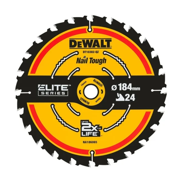 DEWALT DT10302 piła tarczowa do drewna extreme 184×16 mm 24Z