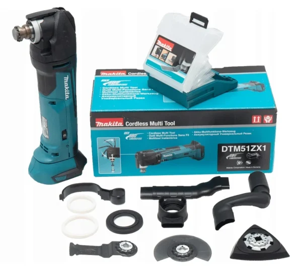 Makita DTM51ZX1 narzędzie wielofunkcyjne 18 V LXT z akcesoriami (solo) Makita DTM51ZX1 narzędzie wielofunkcyjne 18 V LXT z akcesoriami (solo)