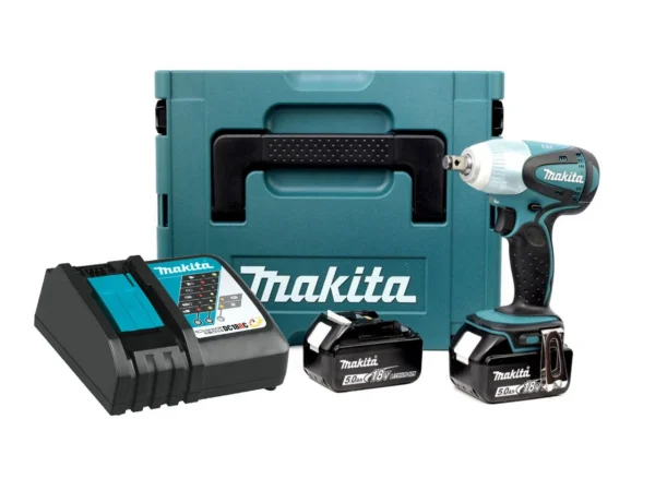 Makita DTW251RTJ klucz udarowy akumulatorowy 1/2'' 230 Nm 18 V 2×5,0 Ah li-lion Makita DTW251RTJ klucz udarowy akumulatorowy 1/2'' 230 Nm 18 V 2×5,0 Ah li-lion